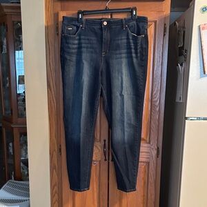 Nine West Dark Blue Stretch Skinny Jeans